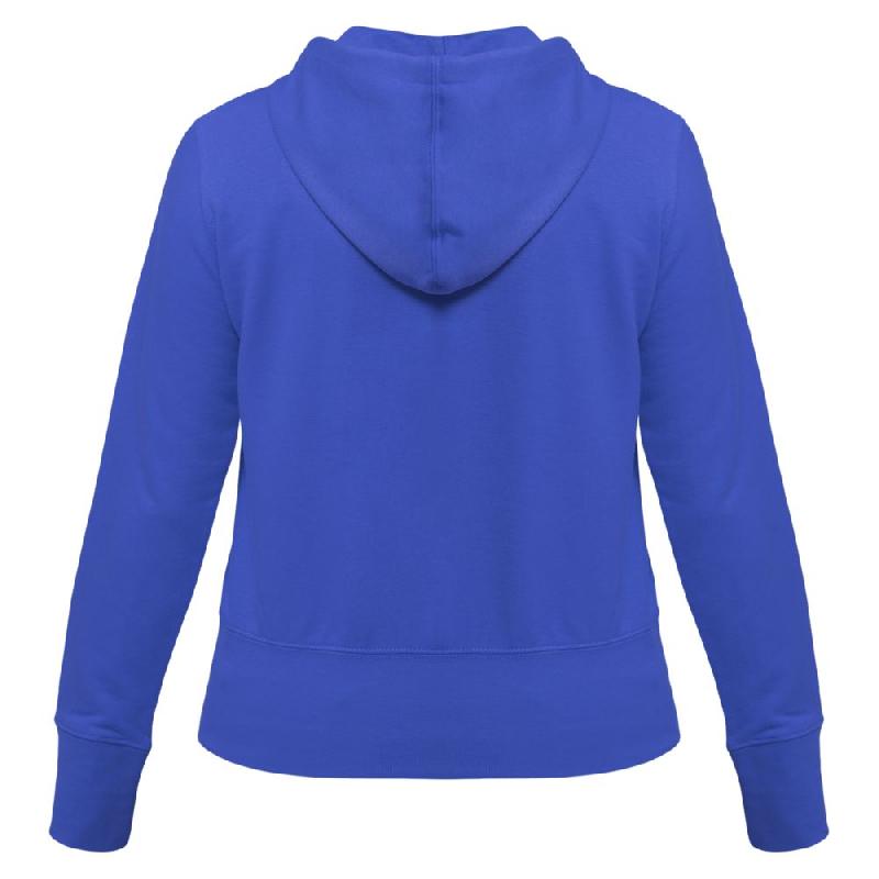 Толстовка женская Hooded Full Zip ярко-синяя