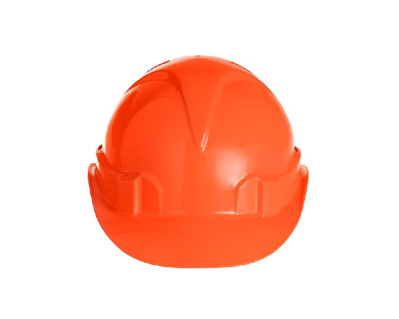 Каска защитная ЕЛАНПЛАСТ ЕВРОПА-ЛЮКС оранжевая (ленточное оголовье, храповый механизм)