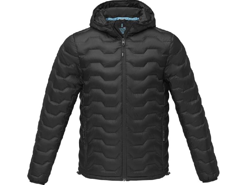 Мужская утепленная куртка Petalite из материалов, переработанных по стандарту GRS - сплошной черный