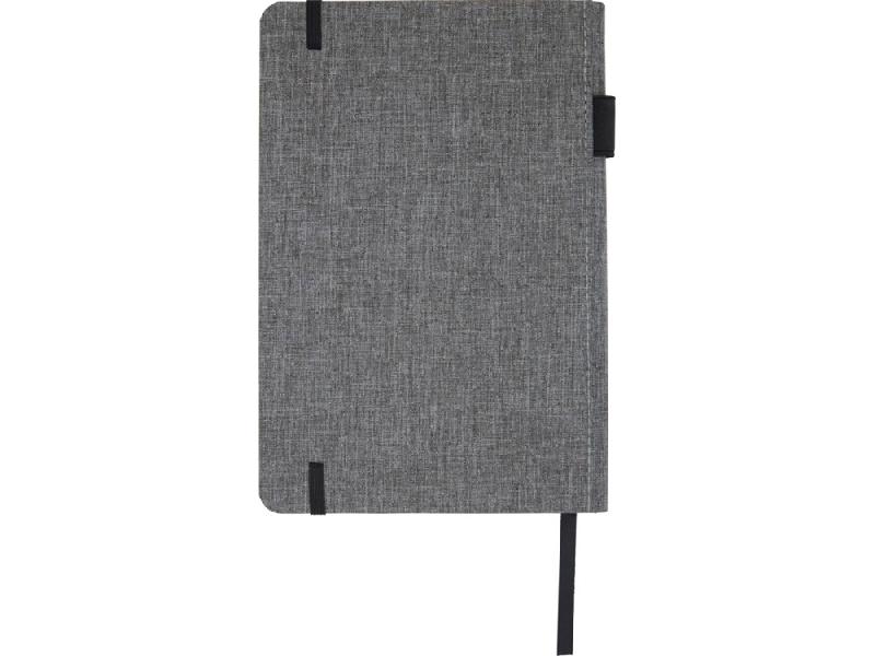 Блокнот Orin, формат А5, из переработанного ПЭТ, серый яркий