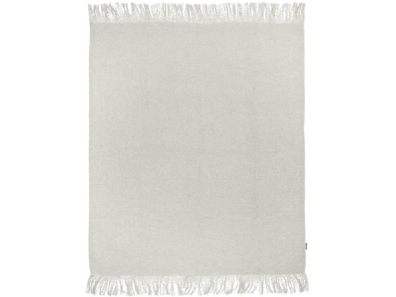 Мохеровый плед из вторичного ПЭТ Ivy, светло-серый