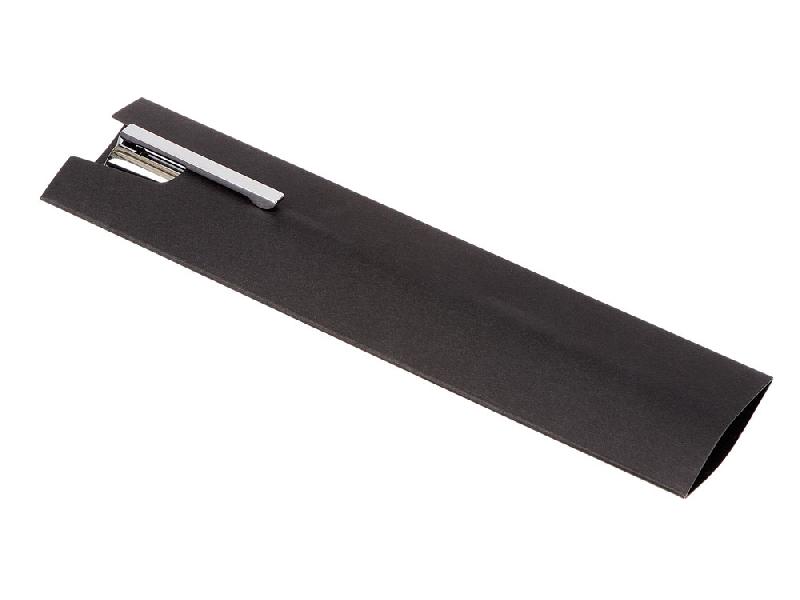 Металлическая шариковая ручка Bossy с вставкой из эко-кожи, красный