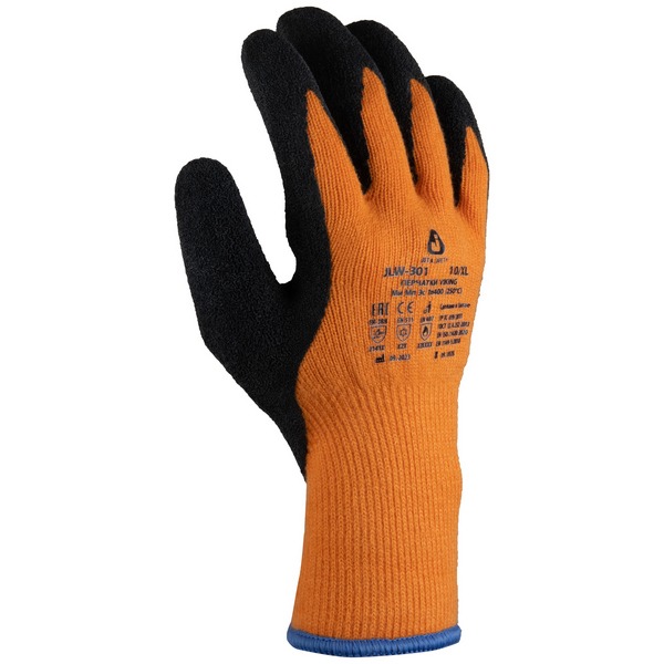 Перчатки акриловые зимние с латексным покрытием Jeta Safety JLW-301 Viking