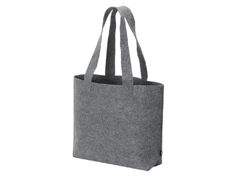 Шоппер фетровый Stratum горизонтальный из переработанного пластика (P)