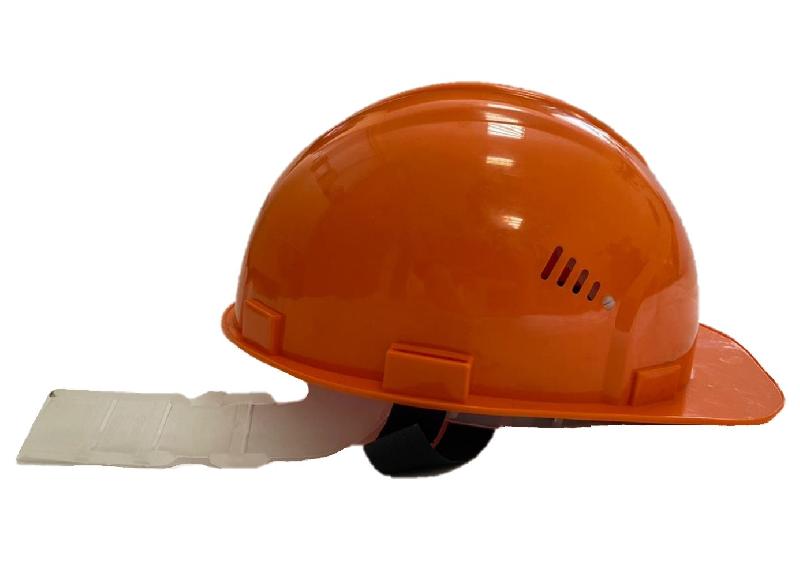 Каска защитная строительная ПРОФИ оранжевая (пластиковое оголовье)