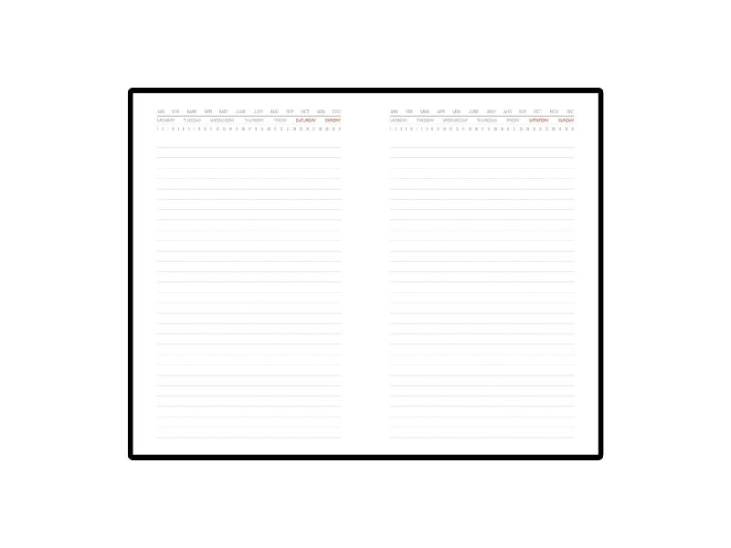 Ежедневник недатированный с индексами А5 Bergamo, синий