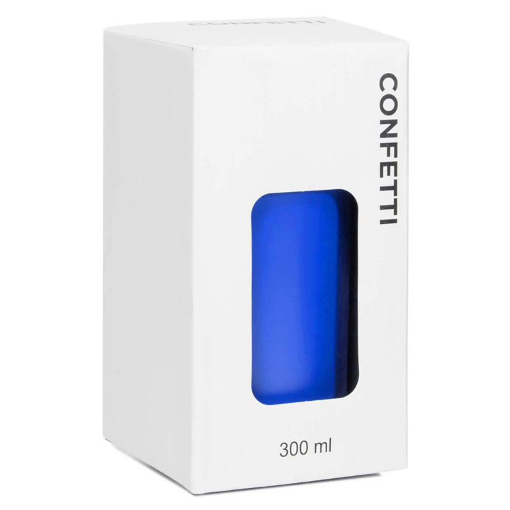 Термокружка CONFETTI 300мл. Синяя металлик с черной крышкой 6020.01