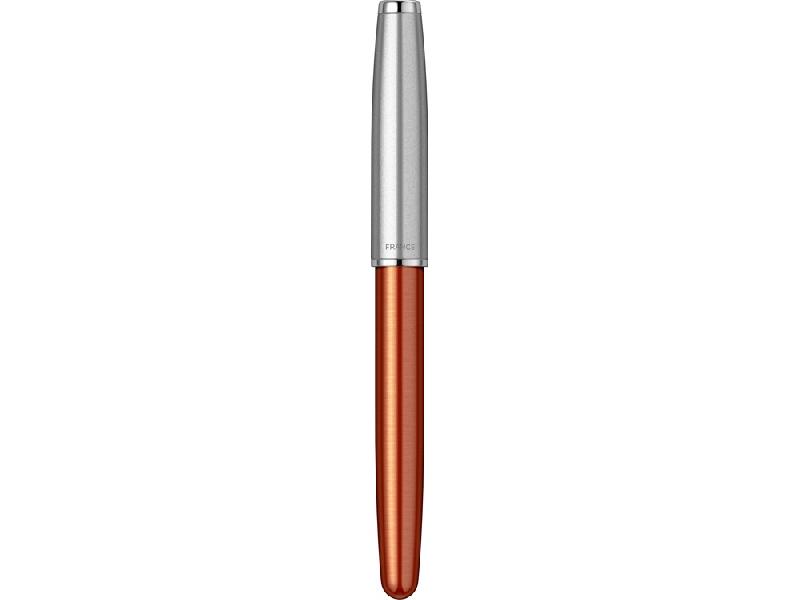 Перьевая ручка Parker Sonnet Essentials Orange SB Steel CT, перо: F, цвет чернил black, в подарочной упаковке.