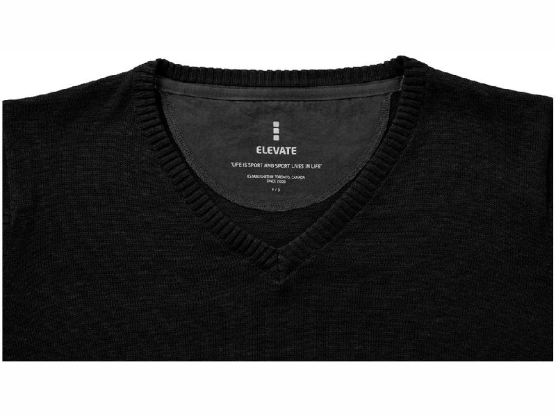 Пуловер Spruce женский с V-образным вырезом, черный