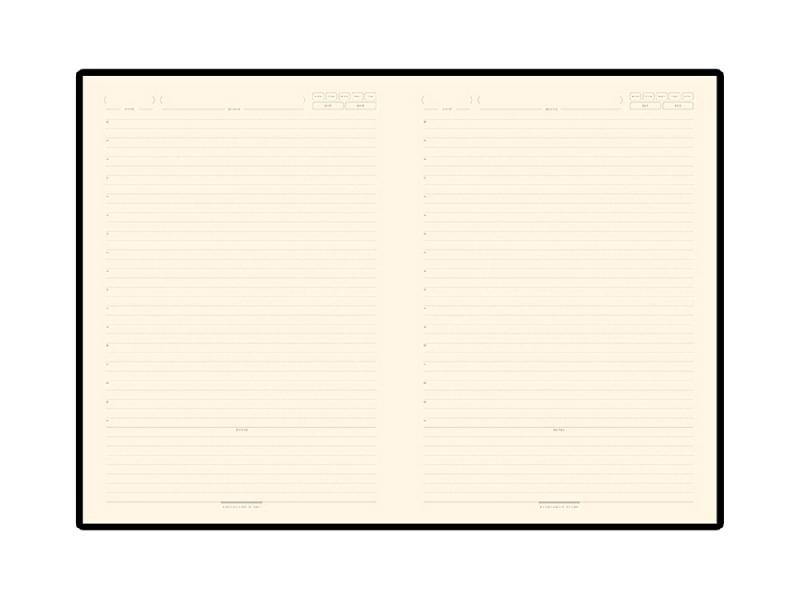 Ежедневник В5 недатированный Leggenda, темно-синий NAVY