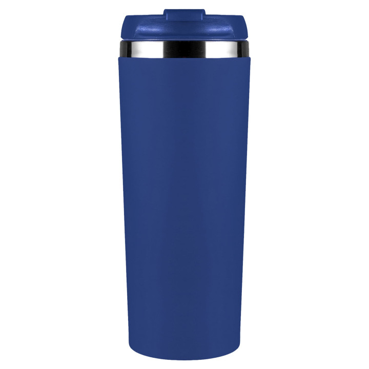 Термокружка KOMO SOFT COLOR 420мл. Темно-синяя с темно-синей крышкой 6060.14