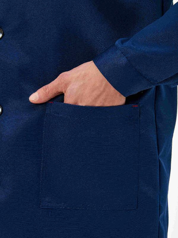 Халат мужской "Валент" т-синий