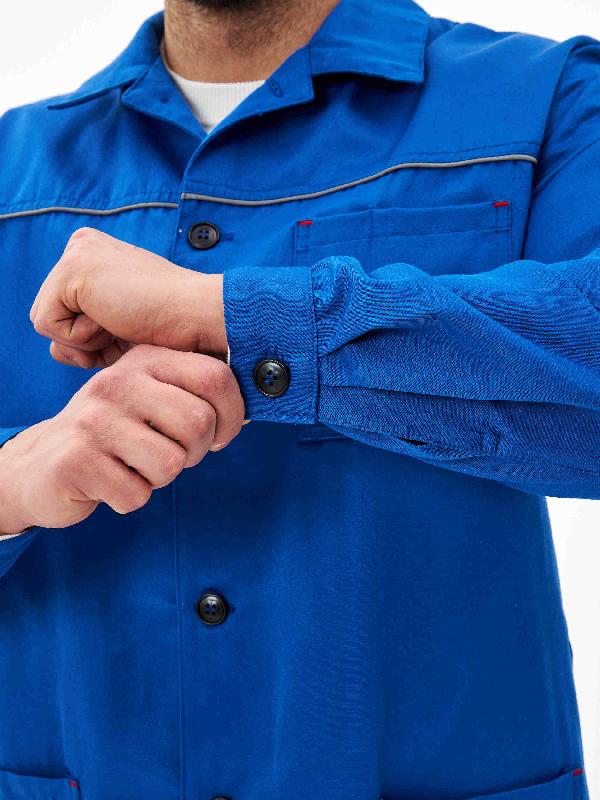 Халат мужской "Валент" васильковый