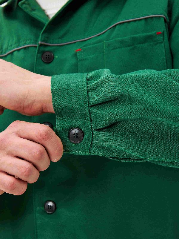 Халат мужской "Валент" т-зеленый