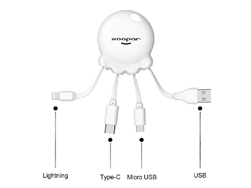 Портативное зарядное устройство Octopus Booster, 1000 mAh , белый