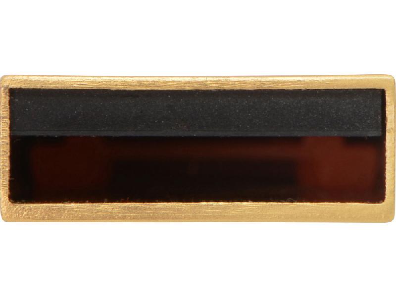 USB 2.0-флешка на 64 Гб с мини чипом и круглым отверстием, золотистыйй