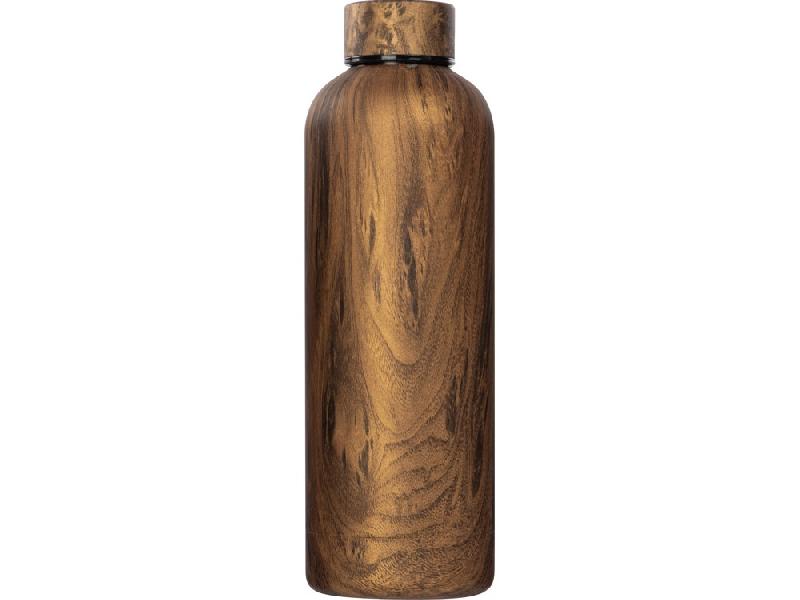 Вакуумная термобутылка Britewood S3, 500 мл, крафтовый тубус