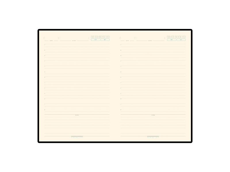 Ежедневник А5 недатированный Bridge, красный/золотистый