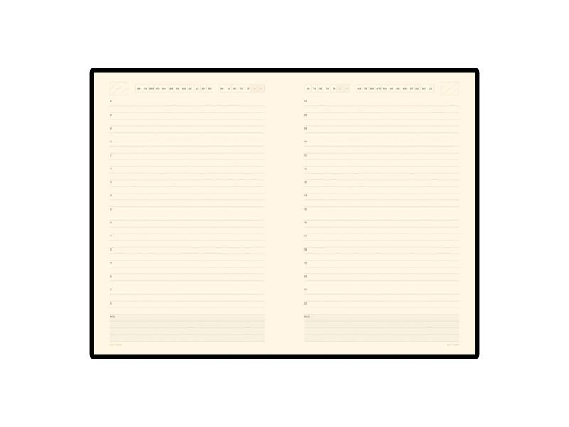 Ежедневник А5 недатированный Monaco, оранжевый