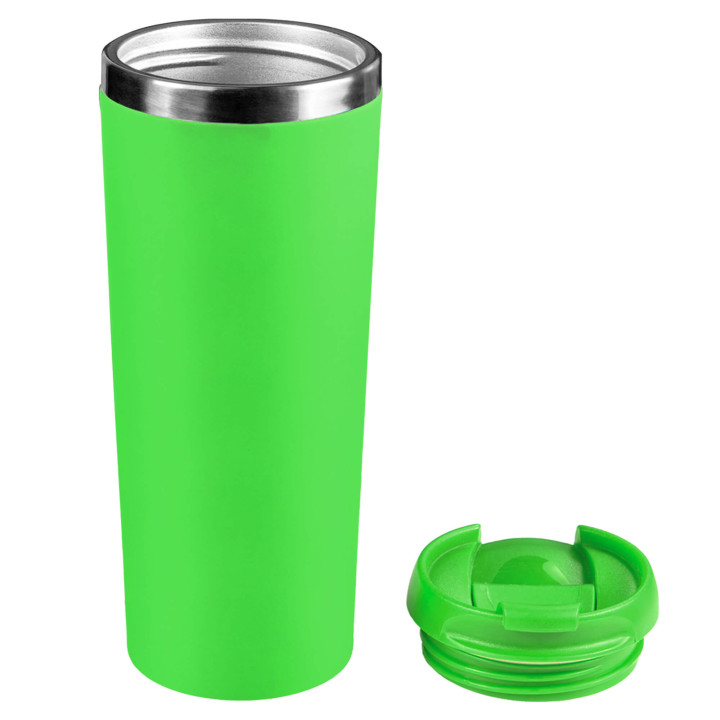 Термокружка KOMO SOFT COLOR 420мл. Салатовая с салатовой крышкой 6060.15
