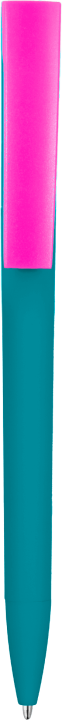 Ручка ZETA SOFT MIX Бирюзовая с розовым 1024.16.10