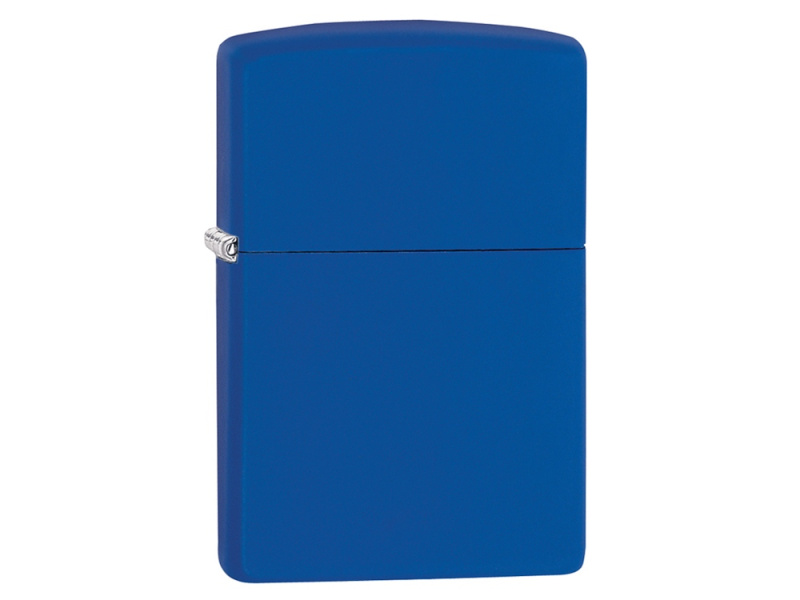 Зажигалка ZIPPO Classic с покрытием Royal Blue Matte, латунь/сталь, синяя, матовая, 38x13x57 мм