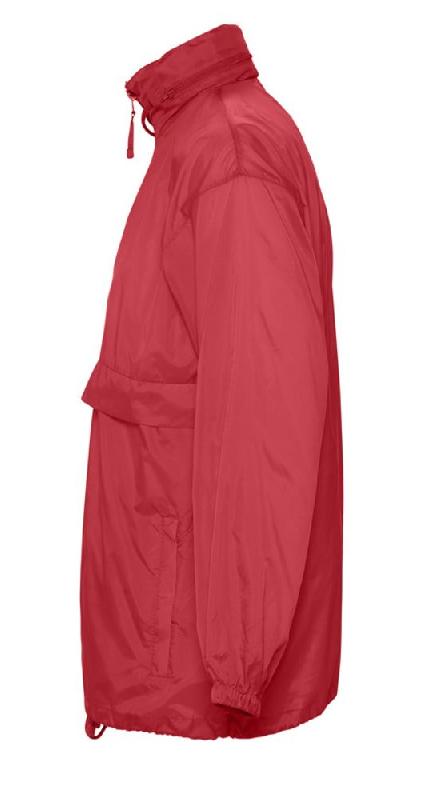Ветровка из нейлона Surf 210, красная