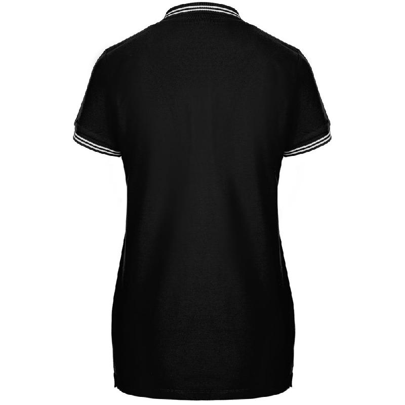 Рубашка поло женская Virma Stripes Lady, черная