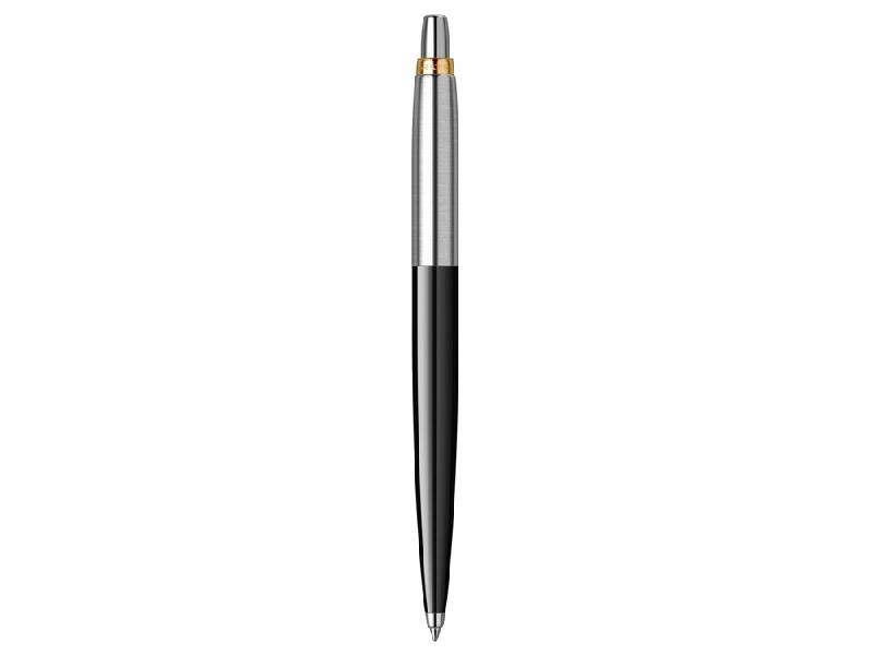 Шариковая ручка Parker Jotter K160, цвет: Black/GT, стержень: M, цвет чернил: blue, в подарочной упаковке.