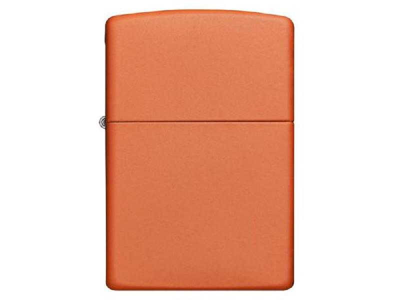 Зажигалка ZIPPO Classic с покрытием Orange Matte, латунь/сталь, оранжевая, матовая, 38x13x57 мм