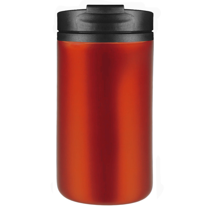 Термокружка CONFETTI 300мл. Красная металлик с черной крышкой 6020.03