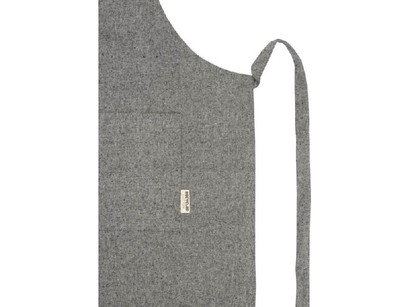 Pheebs 200 g/m2 recycled cotton apron, черный