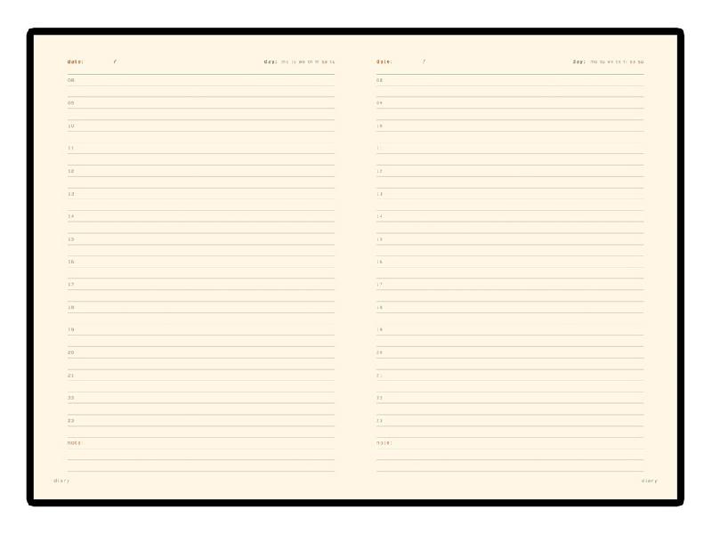 Ежедневник А5 недатированный Prestige, темно-коричневый