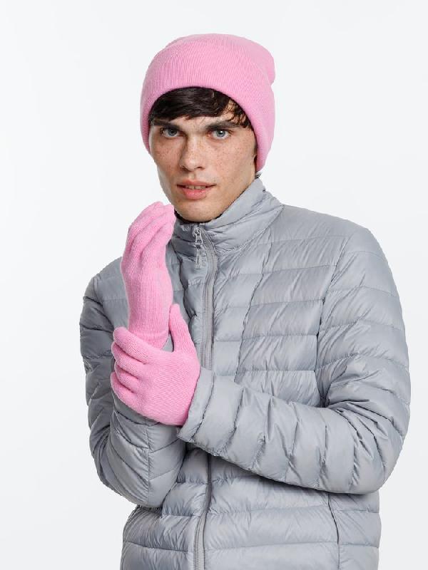 Перчатки Urban Flow, пыльно-розовые