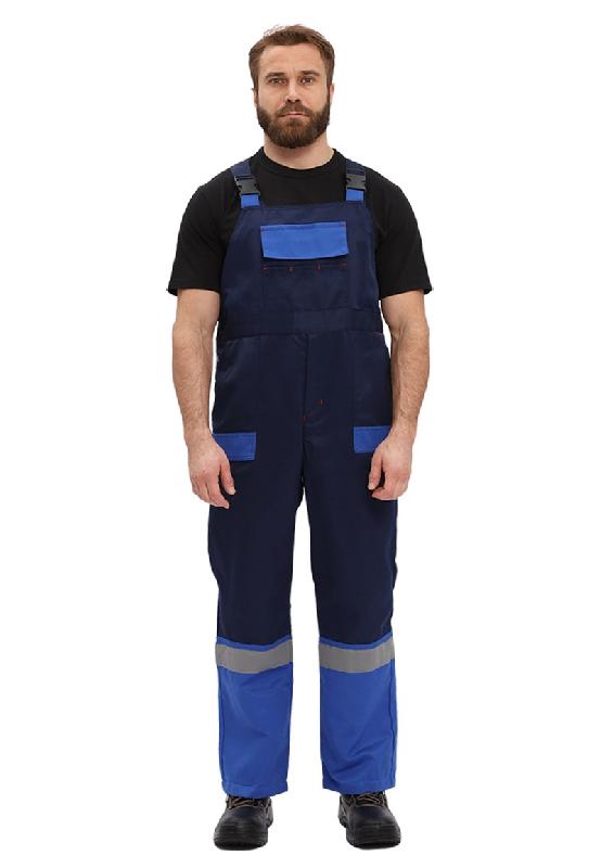 Костюм "РЕСПЕКТ" куртка/полукомб. цвет: ВАСИЛЕК/Т.СИНИЙ