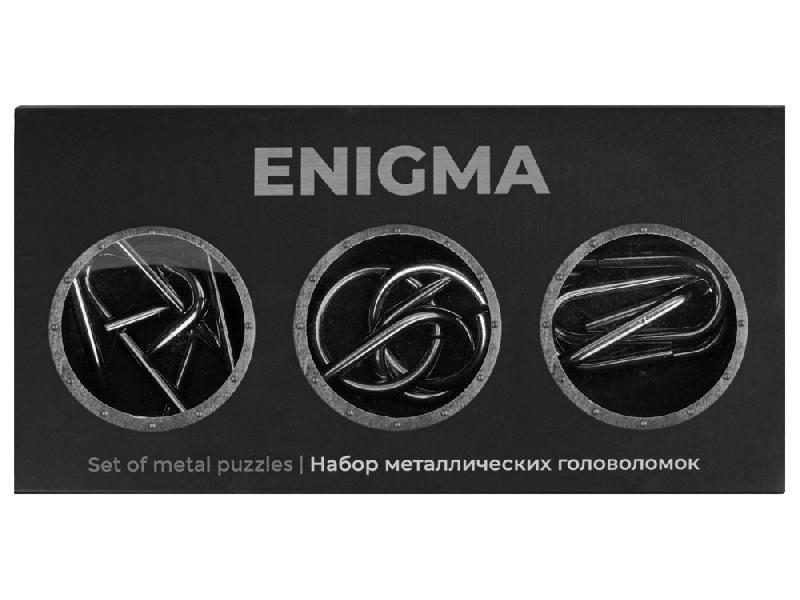 Набор из 3 металлических головоломок в мешочках Enigma