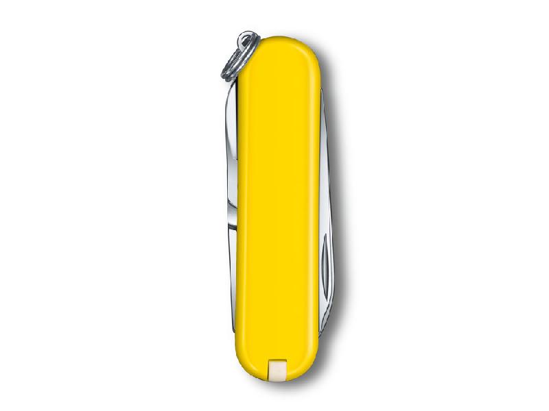 Нож-брелок VICTORINOX Classic SD Colors Sunny Side, 58 мм, 7 функций, жёлтый