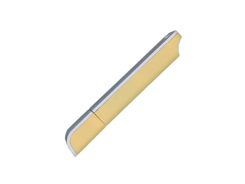 Флешка 3.0 прямоугольной формы, оригинальный дизайн, двухцветный корпус, 64 Гб, желтый/белый