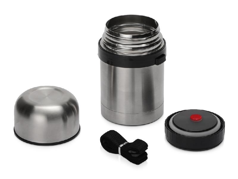 Термос для еды, 500 мл, серебристый