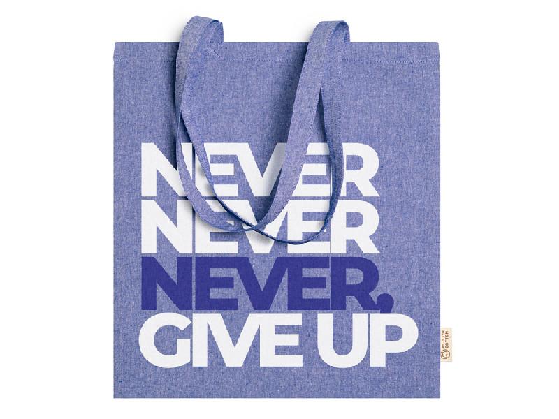 Сумка RIVOLI из 100% переработанного хлопка, королевский синий