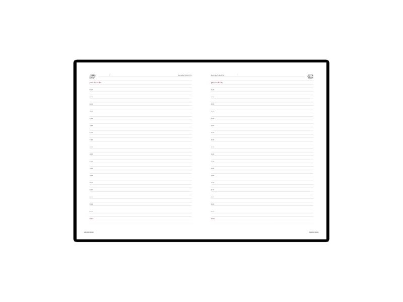 Ежедневник недатированный А4 Sidney Nebraska, синий (золотой обрез)