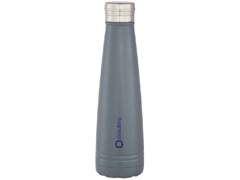 Вакуумная бутылка Duke с медным покрытием, серый