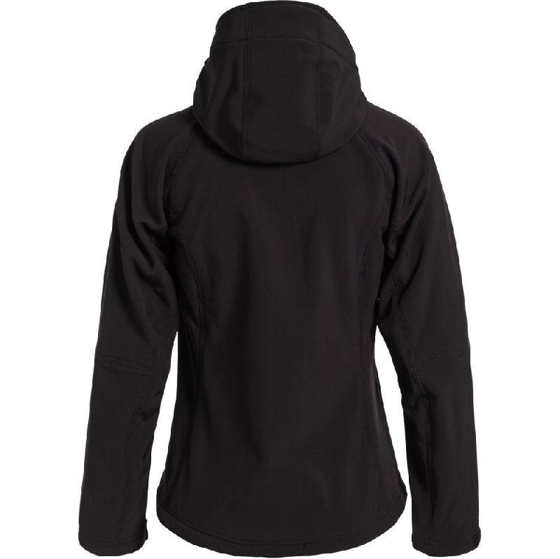 Куртка женская Hooded Softshell черная