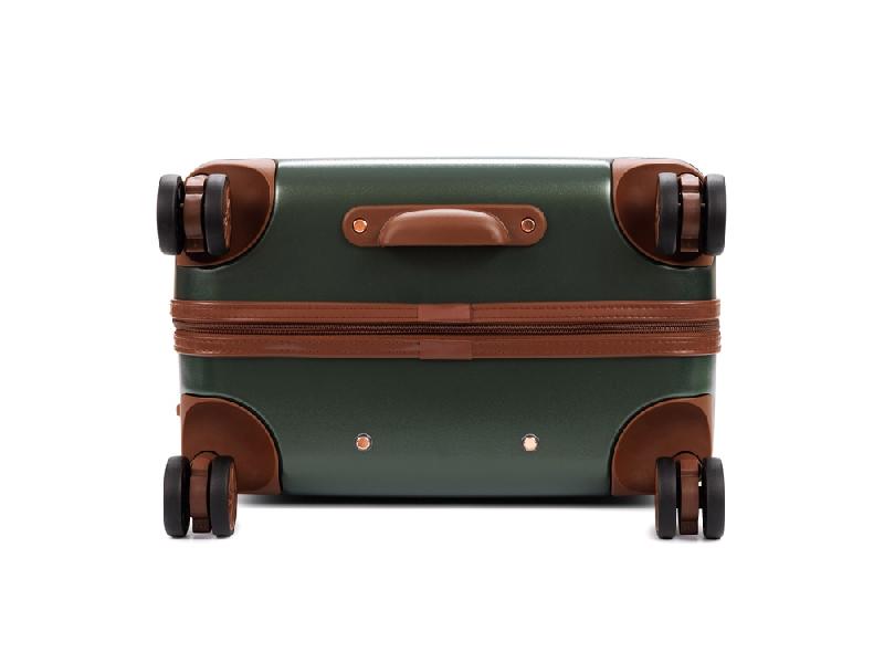 Чемодан BUGATTI Amelia, зеленый, поликарбонат / АБС-пластик, 42х24х67 см, 55 л
