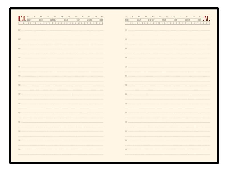 Ежедневник недатированный  А5 LONDON темно-зеленый