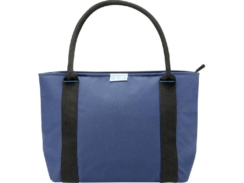 Сумка-холодильник Repreve Ocean на 12 б. из ПЭТ-пластика, соответствующего стандарту GRS, темно-синий