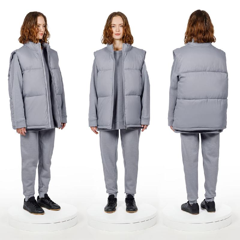 Жилет двусторонний V2, серый