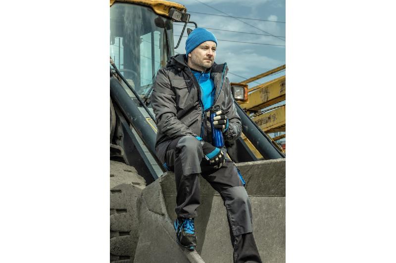 ENZ Шапка вязаная синяя универсальный размер