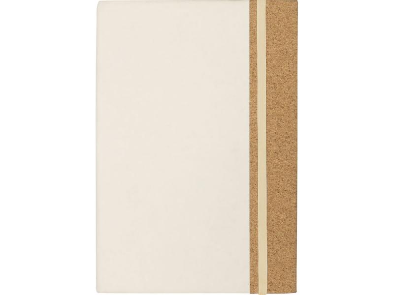 Блокнот из молочной бумаги и пробки A5 Milky, натуральный