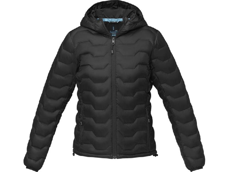 Женская утепленная куртка Petalite из материалов, переработанных по стандарту GRS - сплошной черный